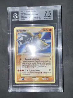 Pokemon Groudon Gold Star BGS 7.5 111/113 Ex Specie Delta -no Shining Charizard - Image 2