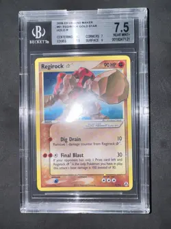 Pokemon Regirock Gold Star BGS 7.5 Ex Legend Maker 91/92 -no Shining Charizard - Image 2