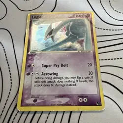 Lugia 2/17 Pokemon TCG card, pop series 5 Holo HP - Image 2