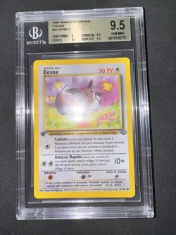Pokemon Eevee BGS 9.5 1 ed 51/64 Jungle -no Shining Charizard Crystal - Image 2