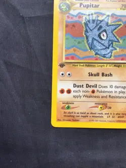 Pokemon Cards: Neo Discovery 1st Edition Uncommon: Pupitar 45/75 - Image 5