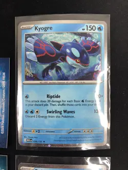 Pokemon 2026 Knock Out Collection Kyogre & Suicune Foil Card Stickers Empty Box - Image 2