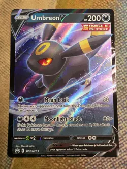 Pokemon TCG Umbreon V Holo Promo | SWSH203 Sword & Shield Promos - Image 1