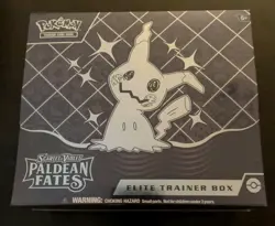 Pokemon TCG Scarlet & Violet Paldean Fates Elite Trainer Box ETB Sealed *Mimikyu - Image 1