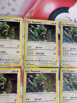 Pokemon TCG Rayquaza SWSH029 Black Star Promo Cosmos Holo Card 8x NM - Image 5