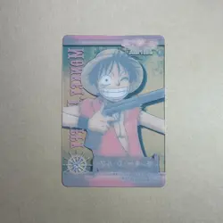 RARE Monkey D. Luffy - No.12 - One Piece Ice Card 2005 Bandai Japan B470 LL - Image 2