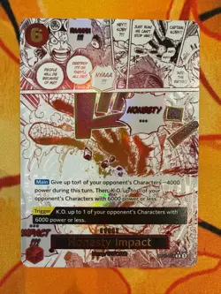 One Piece TCG Honesty Impact (Alternate Art) (OP11-018) NM #1 - Image 1
