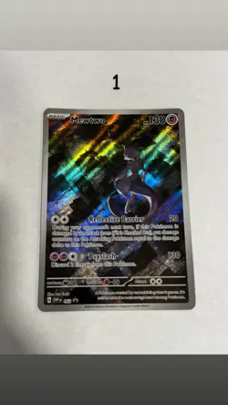 Mewtwo 052 - UPC Black Star Promo - Pokemon Scarlet & Violet 151 X2 TWO CARDS - Image 1