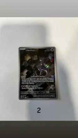 Mewtwo 052 - UPC Black Star Promo - Pokemon Scarlet & Violet 151 X2 TWO CARDS - Image 3