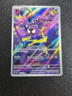 Pokemon Gastly 177/162 SV05: Temporal Forces Illustration Rare Holo English - Image 1