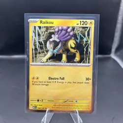 Raikou - (Cosmos Holo) 048/132 Holo ME01: Mega Evolution NM Pokemon TCG - Image 1