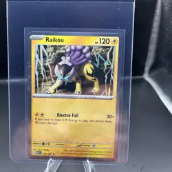 Raikou - (Cosmos Holo) 048/132 Holo ME01: Mega Evolution NM Pokemon TCG - Image 3