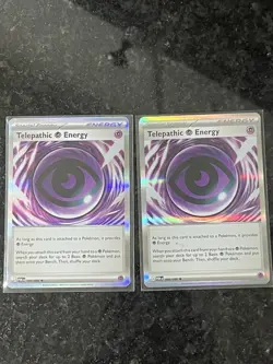 2X Telepathic Energy 088/088 Special Energy Reverse Holo Pokemon TCG English POR - Image 1