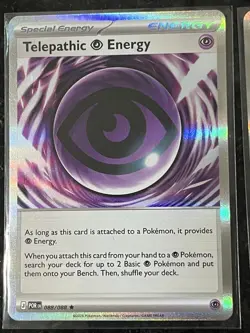 2X Telepathic Energy 088/088 Special Energy Reverse Holo Pokemon TCG English POR - Image 2