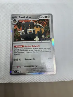 Bastiodon #85 Pitch Black Stamped Prerelease Promo Holo Rare Pokemon NM - Image 3