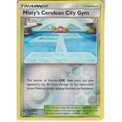 Misty's Cerulean City Gym Reverse Holo + Non Holo 61/68 Hidden Fates Pokemon NM - Image 1