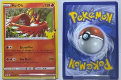 Ho-Oh 001/025 Near Mint R Celebrations Pokemon - Image 3