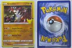 Groudon 017/025 Near Mint R Celebrations Pokemon - Image 3