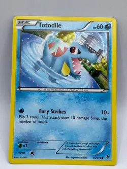 Totodile 15/119 NM/M C Phantom Forces Pokemon - Image 1