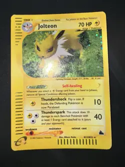 Pokemon Jolteon H12/H32 Skyridge -no Shining Charizard Crystal Gold Star - Image 1