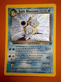 Dark Blastoise 3/82 - Team Rocket Unlimited Holo - Pokemon Card LP - Image 1