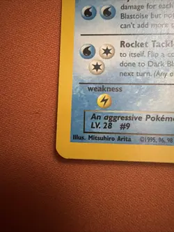 Dark Blastoise 3/82 - Team Rocket Unlimited Holo - Pokemon Card LP - Image 5