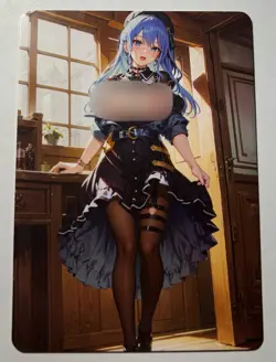 SEXY HEROINE WAIFU Suisei Hoshimachi HOLOLIVE ACG PREMIUM HOLOFOIL CARD NM - Image 2