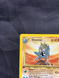 Pokemon Cards: Neo Discovery 1st Edition Uncommon: Omastar 43/75 - Image 2