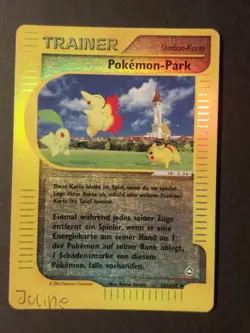 Pokemon-Park 121/147 │Aquapolis 2002│ DMG│ Deutsch │Trainer│ Reverse Holo - Image 1