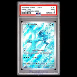 Pokemon Card PSA 9 Articuno 161/159 Journey Together IR Illustration Rare 2025 - Image 1