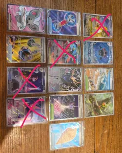 Lot 9 Cartes Pokemon 100 / 091 Pharamp 090/086 Chaos Ascendant Francais - Image 1
