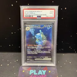 BLASTOISE EX 151 ITA PSA 9 POKEMON MINT GRADATA MEW 200/165 ITALIANO SAR 2023 - Image 1