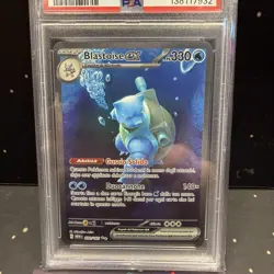 BLASTOISE EX 151 ITA PSA 9 POKEMON MINT GRADATA MEW 200/165 ITALIANO SAR 2023 - Image 3