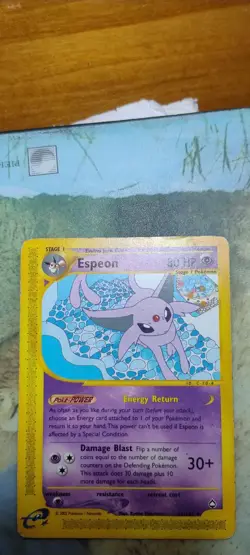 Espeon 11/147 Pokemon Card Edizione Aquapolis in Inglese. - Image 1