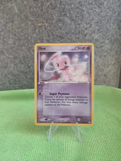 Pokemon Card Mew 111/110 EX Holon Phantoms Holo Rare Vintage Good! ♡ - Image 2