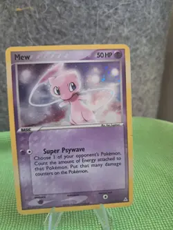 Pokemon Card Mew 111/110 EX Holon Phantoms Holo Rare Vintage Good! ♡ - Image 3