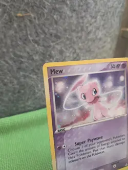 Pokemon Card Mew 111/110 EX Holon Phantoms Holo Rare Vintage Good! ♡ - Image 4