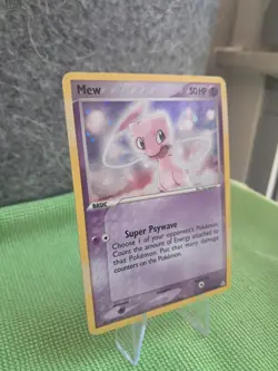 Pokemon Card Mew 111/110 EX Holon Phantoms Holo Rare Vintage Good! ♡ - Image 5