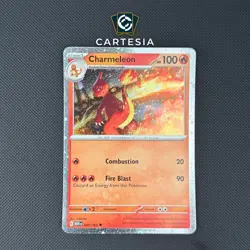 Charmeleon 151 MEW 005/165 Pokemon TCG English Near Mint Cosmo Holo Promo Raw - Image 1