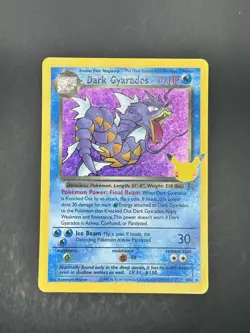 Dark Gyarados 82/82 Celebrations: Classic Collection Pokemon NM EN - Image 1