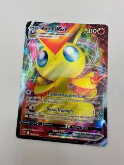 Pokemon Karte TCG Victini VMAX 022/163 Kampfstile Holo Rare Fullart Deutsch NM - Image 2