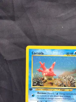 Pokemon Cards: Neo Discovery 1st Edition Uncommon: Corsola 37/75 - Image 2