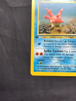 Pokemon Cards: Neo Discovery 1st Edition Uncommon: Corsola 37/75 - Image 5