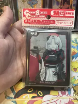 Chara Goddess of Victory: Nikke Drake: Maid For Villain Sleeves 65 ct new sealed - Image 1