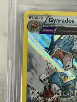 2015 Pokemon XY Ancient Origins Gyarados Double Holo #21/98 BGS 8 NM-MT - Image 3