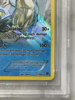 2015 Pokemon XY Ancient Origins Gyarados Double Holo #21/98 BGS 8 NM-MT - Image 5