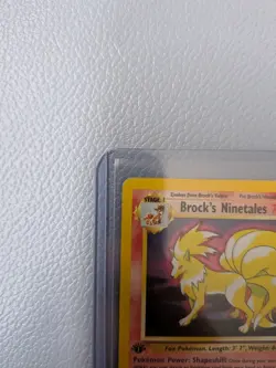 Brock's Ninetales 3/132 Gym Challenge 1st Edition - Image 2