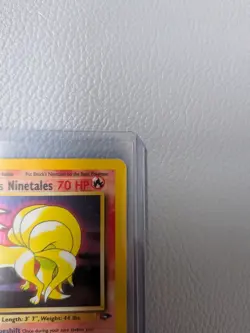 Brock's Ninetales 3/132 Gym Challenge 1st Edition - Image 3