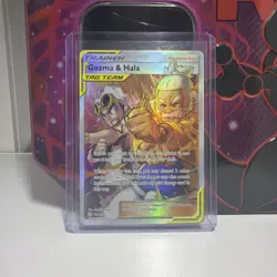 Guzma & Hala (Full Art) 229/236 SM - Cosmic Eclipse - Pokemon Card - NM - Image 1