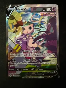 Mew V (Alternate Full Art) 251/264 Swsh08: Fusion Strike Holo - Image 1